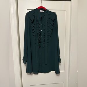 Bailey 44 Size large teal dress.